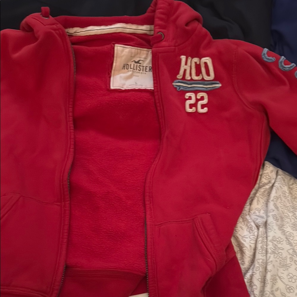 Hollister Kids Red Hoodie